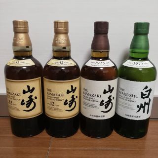 サントリー - サントリー 山崎12年 2本 山崎、白州ノンビンテージ各1