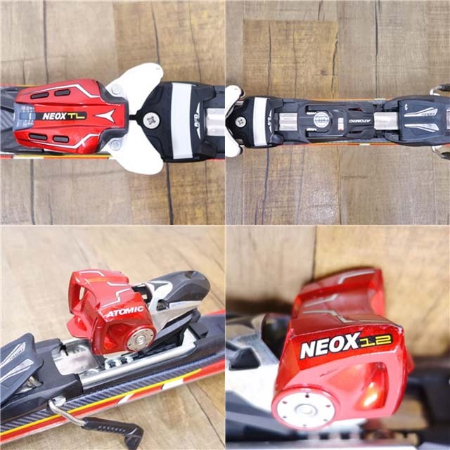 アトミック レーシング スキー RACE SL 165 ビンディング NEOX 12 TL スキー板 ゲレンデ アウトドア 重量実測：3510g（ビンディング含む1本)カラー-