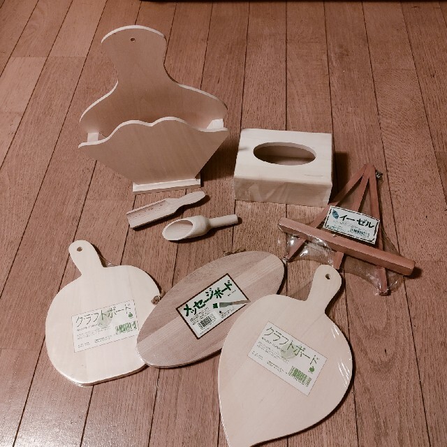 トールペイント白木セット】 - アート用品