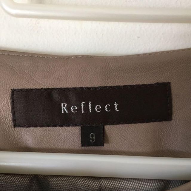 ReFLEcT(リフレクト)のリフレクト　reflect レザー 本革 ライダースジャケット　9号 レディースのジャケット/アウター(ライダースジャケット)の商品写真
