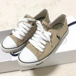 POLO RALPH LAUREN(スニーカー ・ ベージュ系)のフリマ POLO RALPH LAUREN(スニーカー ・ ベージュ系)のフリマ
