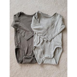 エイチアンドエム(H&M)のH&M 長袖ロンパースset (下着)