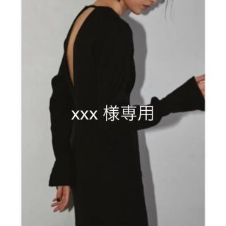 トゥデイフル(TODAYFUL)の【値下げしました】TODAYFUL Backopen Linen Dress(ロングワンピース/マキシワンピース)