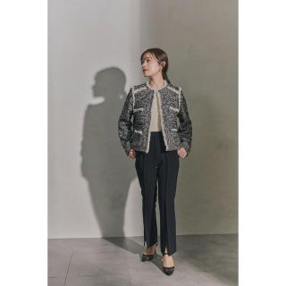 ゆめ様専用 L'or Fringe Tweed Jacketの通販 by Clara｜ラクマ