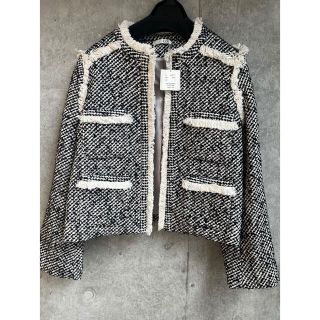 ゆめ様専用 L'or Fringe Tweed Jacketの通販 by Clara｜ラクマ