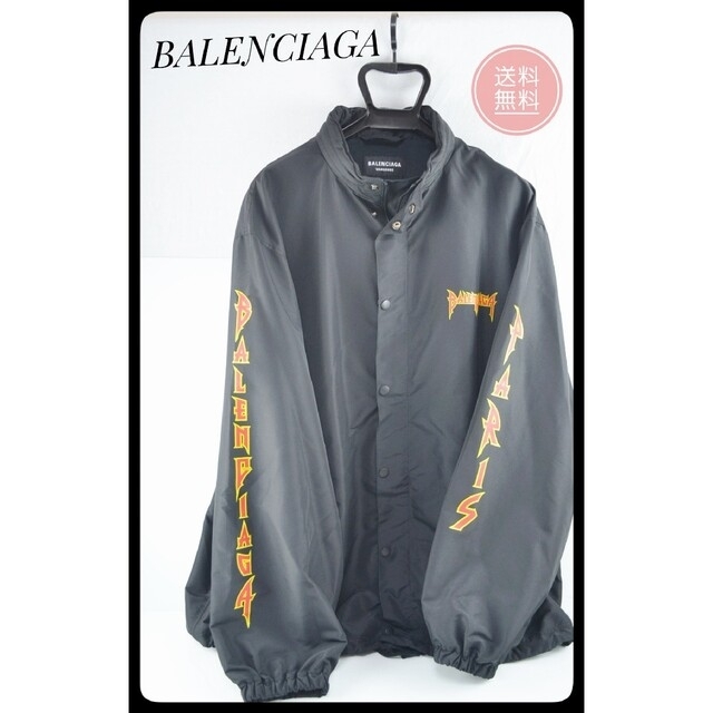 海外ブランド Balenciaga ウィンドブレーカー メタルロゴ 【状態良好】BALENCIAGA/バレンシアガ - ナイロンジャケット