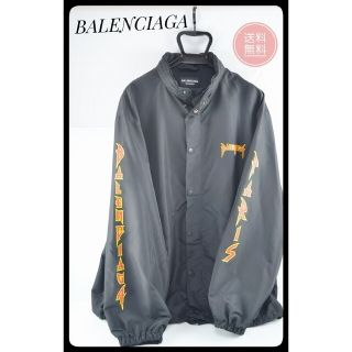 バレンシアガ(Balenciaga)の【状態良好】BALENCIAGA/バレンシアガ メタルロゴ ウィンドブレーカー(ナイロンジャケット)