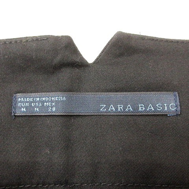 ZARA(ザラ)のザラ ベーシック ZARA BASIC プリーツスカート ひざ丈 M 黒 レディースのスカート(ひざ丈スカート)の商品写真