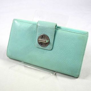 TIFFANY&Co. / ティファニー ■ チェーン 長財布 ティファニーブルー レザー 財布 / サイフ / ウォレット / wallet / コイン ブランド  [0990010128]