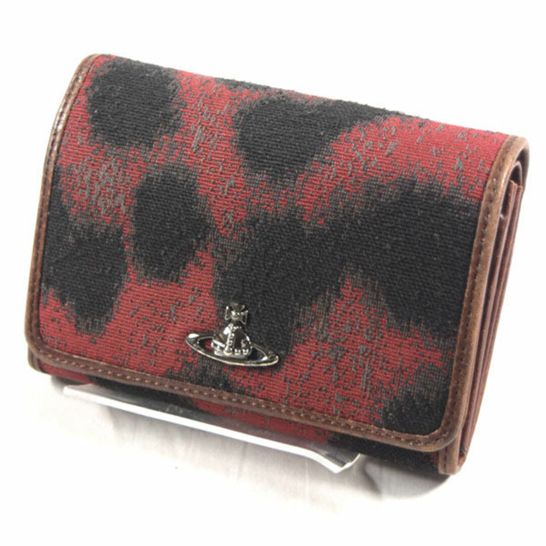 Vivienne Westwood / ヴィヴィアンウエストウッド ■ ORB 二つ折り長財布 レザー レッド 財布 / サイフ / ウォレット / wallet / コイン ブランド  [0990009739]