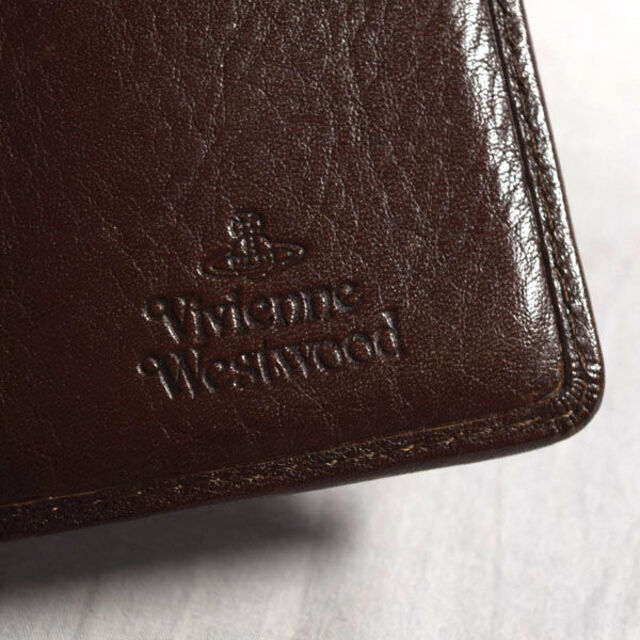 Vivienne Westwood(ヴィヴィアンウエストウッド)のVivienne Westwood / ヴィヴィアンウエストウッド ■ ヌーロック 三つ折り財布 レザー ブラウン 財布 / サイフ / ウォレット / wallet / コイン ブランド 中古 [0990009716] レディースのファッション小物(財布)の商品写真