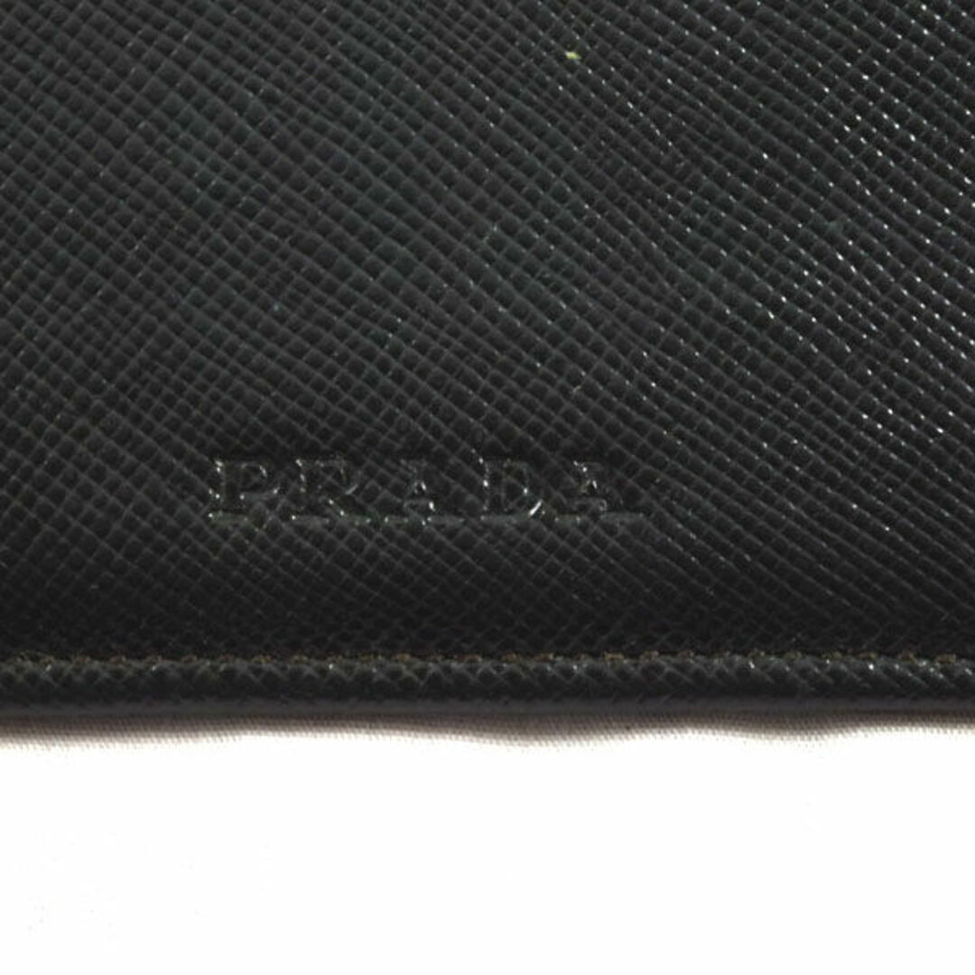 PRADA(プラダ)のPRADA / プラダ ■ 手帳カバー サフィアーノレザー 深緑 財布 / サイフ / ウォレット / wallet / コイン ブランド 中古 [0990009811] メンズのファッション小物(長財布)の商品写真