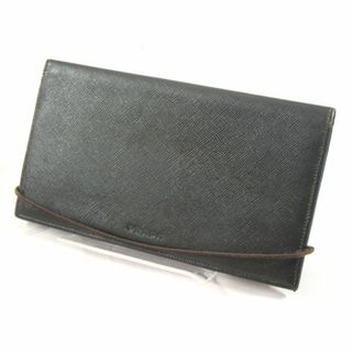 プラダ(PRADA)のPRADA / プラダ ■ 手帳カバー サフィアーノレザー 深緑 財布 / サイフ / ウォレット / wallet / コイン ブランド 中古 [0990009811](長財布)