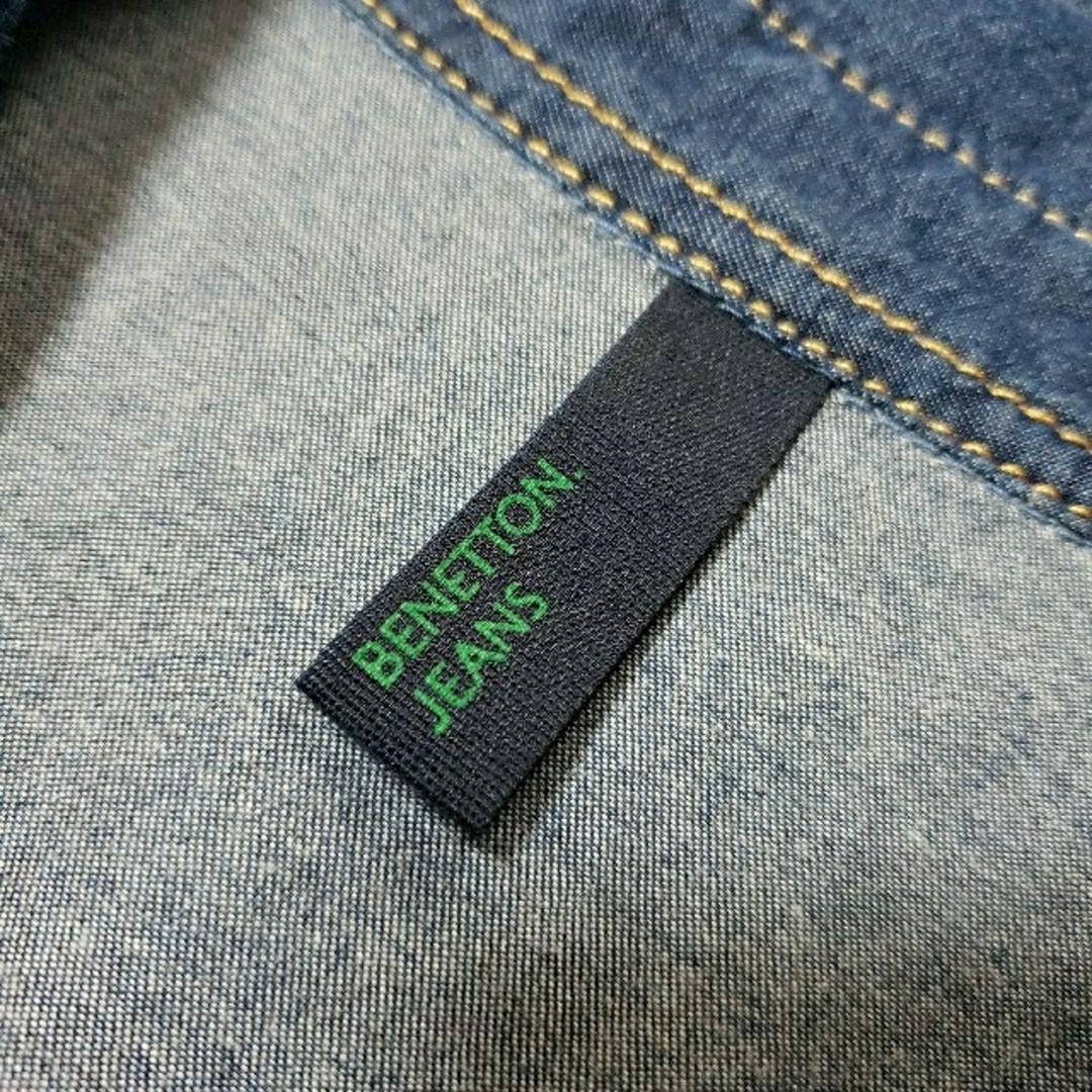 BENETTON(ベネトン)のBENETTON デニムシャツ ベネトン ウエスタン BENETTON デニム レディースのトップス(シャツ/ブラウス(長袖/七分))の商品写真