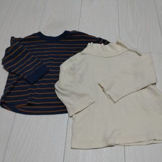 ユニクロ(UNIQLO)のロンＴ 2枚セット 80(Ｔシャツ)