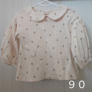 シマムラ(しまむら)のテータテート🧸女の子90ｾﾝﾁ*お花柄トップス(Tシャツ/カットソー)