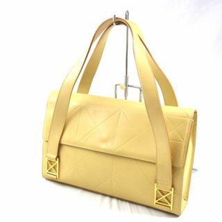 パロマピカソ(Paloma Picasso)のPaloma Picasso / パロマ ピカソ ■ ハンドバッグ レザー ベージュ バッグ / バック / BAG / 鞄 / カバン ブランド 中古 [0990009958](ハンドバッグ)