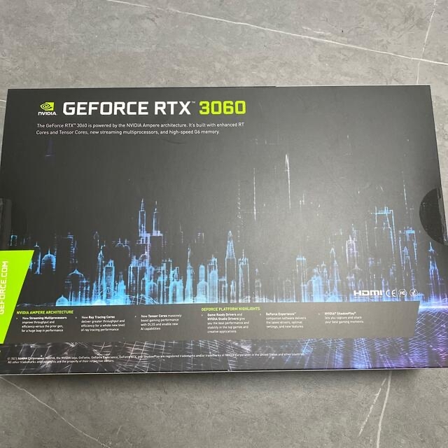 玄人志向 NVIDIA GeForce RTX3060 GDDR6 12GB スマホ/家電/カメラのPC/タブレット(PCパーツ)の商品写真