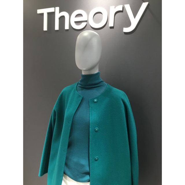 theory(セオリー)のTheory 18aw ノーカラーコート レディースのジャケット/アウター(チェスターコート)の商品写真