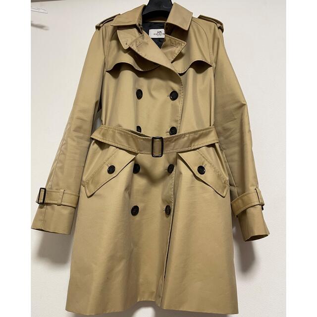美品 coach 膝丈トレンチコート 高級感 hrsc.my
