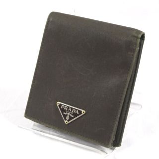 プラダ(PRADA)のPRADA / プラダ ■ 二つ折り財布 ナイロン グリーン 財布 / サイフ / ウォレット / wallet / コイン ブランド 中古 [0990010179](折り財布)