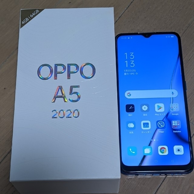 OPPO(オッポ)のoppo a5 2020  本体 スマホ/家電/カメラのスマートフォン/携帯電話(スマートフォン本体)の商品写真