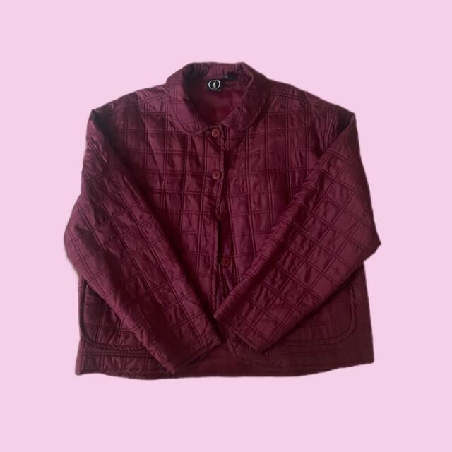 used/ pink quilting jacket