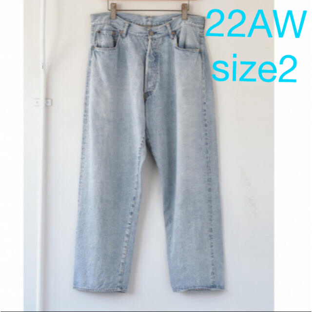 SS23 COMOLI 5P DENIM BLEACH size 3