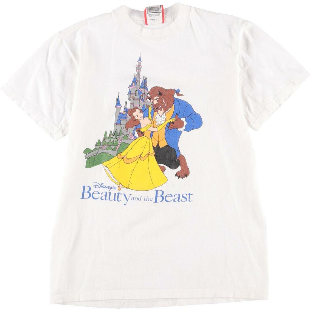 美女と野獣 Beauty and the Beast ディズニー Tシャツ L