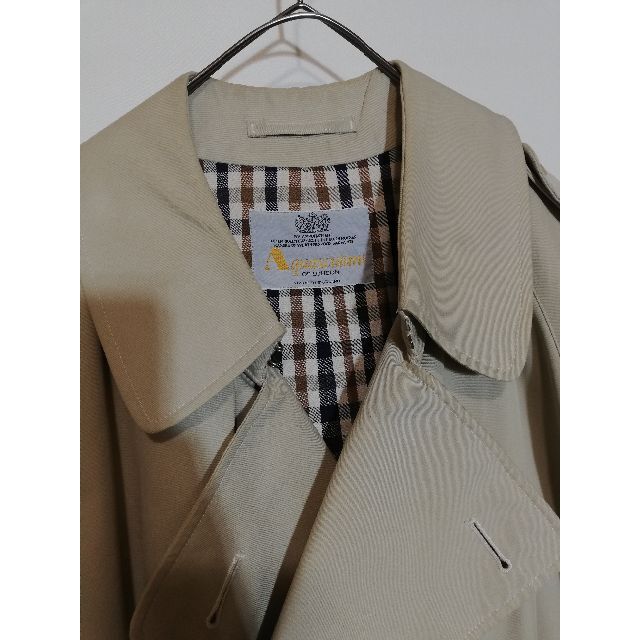 AQUA SCUTUM(アクアスキュータム)の専用5080年代Aquascutum MADE IN ENGLAND トレンチコ メンズのジャケット/アウター(トレンチコート)の商品写真