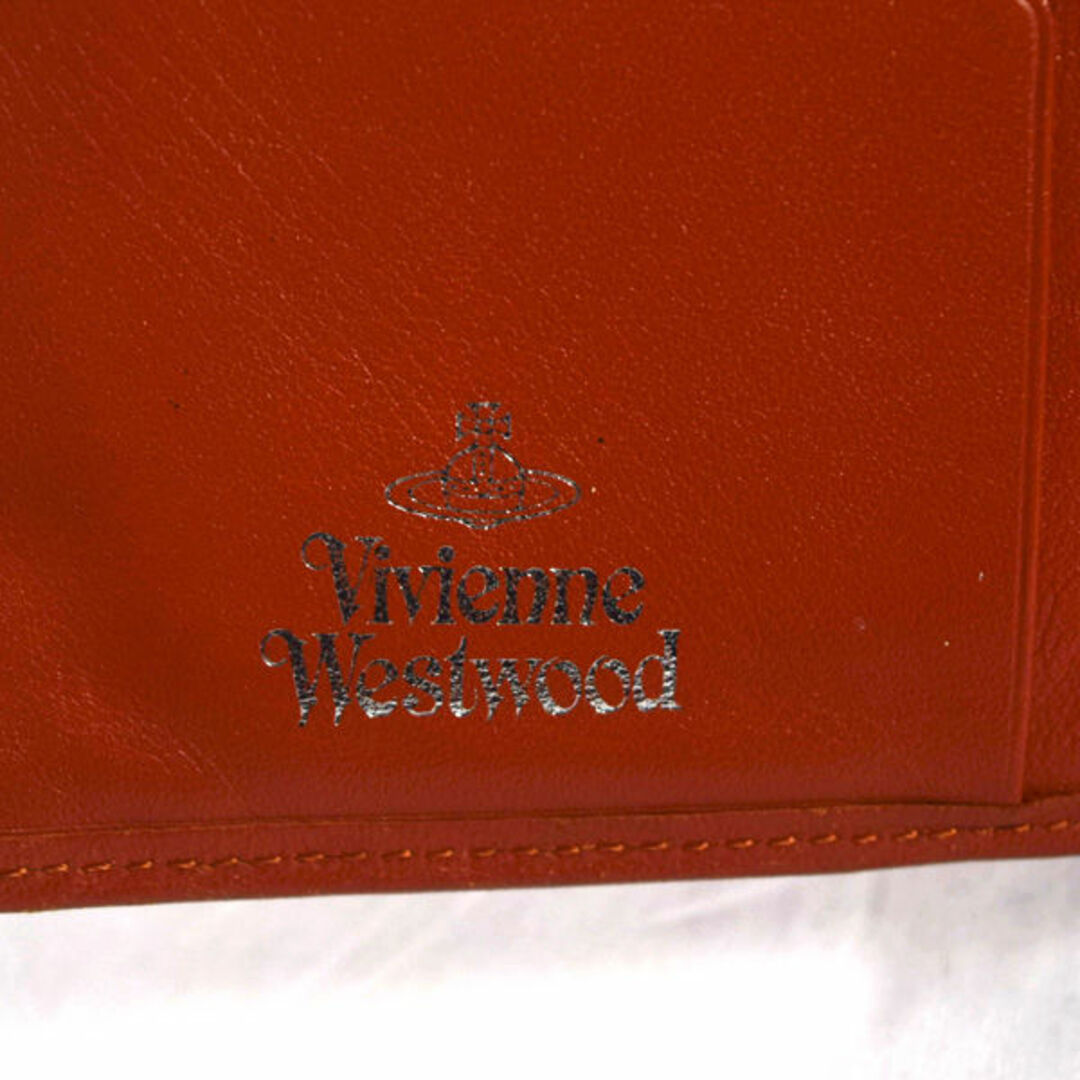 Vivienne Westwood(ヴィヴィアンウエストウッド)のVivienne Westwood / ヴィヴィアンウエストウッド ■ 多機能手帳カバー レザー オレンジ 6穴 手帳 / アドレス / 住所録 ブランド 中古 [0990010488] メンズのファッション小物(その他)の商品写真