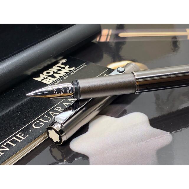 MONTBLANC(モンブラン)の★価値ある総チタニウム張り※美品★Ｓラインの極少生産逸品クローム装飾★モンブラン インテリア/住まい/日用品の文房具(ペン/マーカー)の商品写真