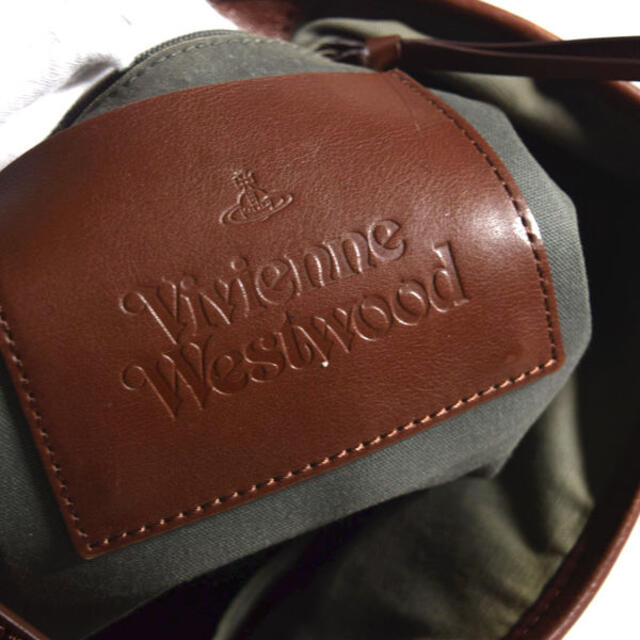 Vivienne Westwood / ヴィヴィアンウエストウッド ■ アーサー 2WAYショルダーバッグ レザー ブラウン バッグ / バック / BAG / 鞄 / カバン ブランド  [0990010474]