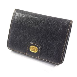 ダンヒル(Dunhill)のDUNHILL / ダンヒル ■ 名刺入れ レザー ブラック ゴールド メンズ ブランドA 中古 [0990010551](名刺入れ/定期入れ)