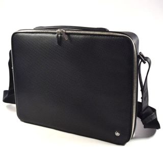 ダンヒル(Dunhill)のDUNHILL / ダンヒル ■ ブリーフケース MICRO D-EIGHT レザー ブラック バッグ / バック / BAG / 鞄 / カバン ブランド 中古 [0990010553](ビジネスバッグ)