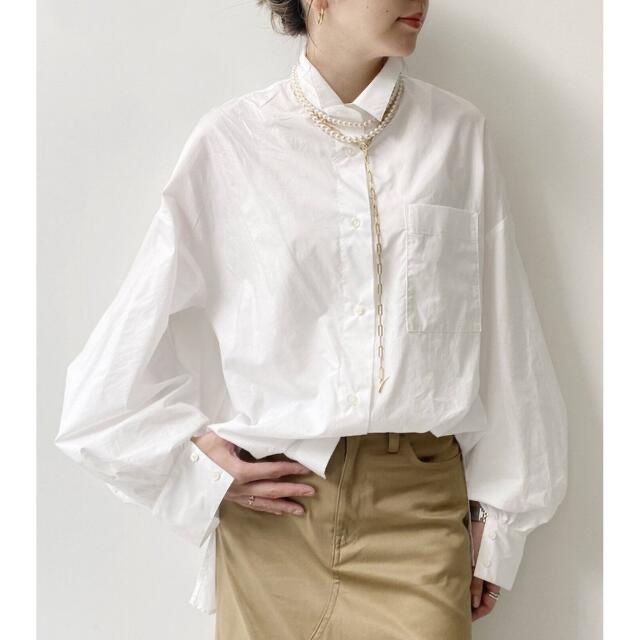 L'Appartememt アパルトモンVoleme Sleeeve Shirtトップス