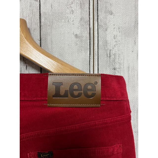 Lee(リー)の美品！Lee ストレッチスキニーコーデュロイパンツ！日本製！RED メンズのパンツ(その他)の商品写真