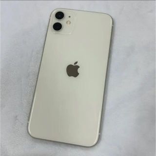 アップル(Apple)のiPhone 11 ホワイト64 GB SIMフリー(携帯電話本体)