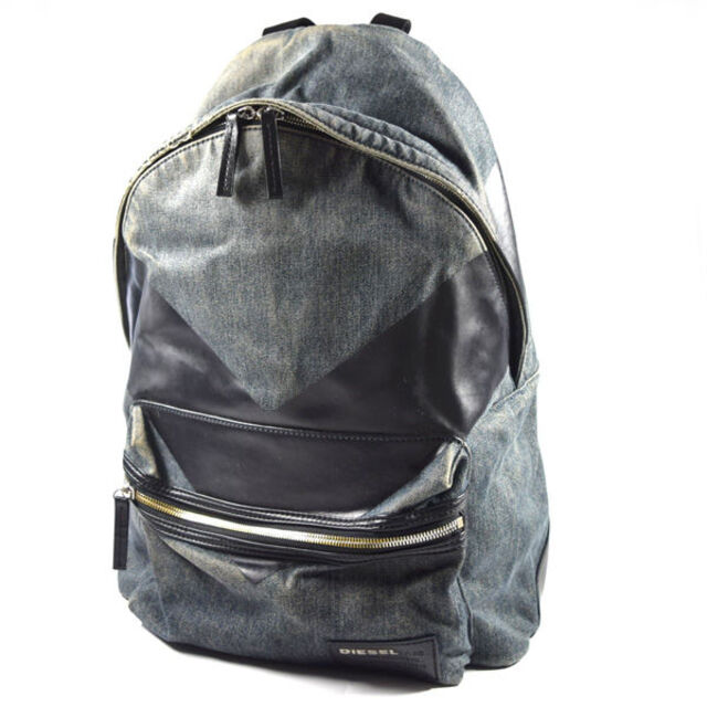 DIESEL / ディーゼル ■ リュック デニム インディコ×ブラック バッグ / バック / BAG / 鞄 / カバン ブランド 中古  [0990010704] | フリマアプリ ラクマ