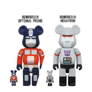 メディコムトイ(MEDICOM TOY)のBE@RBRICK OPTIMUS PRIME/MEGATRON 100&400(フィギュア)