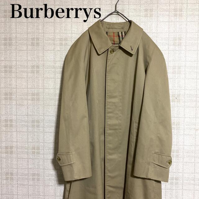 BURBERRY(バーバリー)のvintage バーバリー イングランド製　バルマカーンコート　マーブルボタン メンズのジャケット/アウター(ステンカラーコート)の商品写真