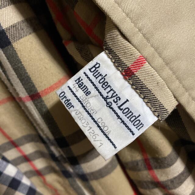 BURBERRY(バーバリー)のvintage バーバリー イングランド製　バルマカーンコート　マーブルボタン メンズのジャケット/アウター(ステンカラーコート)の商品写真