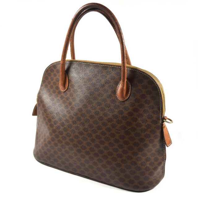 CELINE】2wayボストンバッグ マカダム柄 PVC ダークブラウン - バッグ CELINE】2wayボストンバッグ マカダム柄 PVC ダークブラウン - バッグ