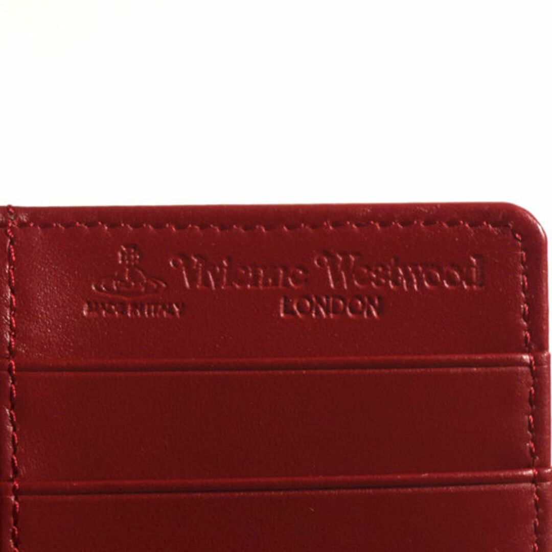 Vivienne Westwood / ヴィヴィアンウエストウッド ■ ORB フラップ長財布 レザー タータン 茶 財布 / サイフ / ウォレット  / wallet / コイン VW1 中古 [0990010917]