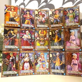 BANPRESTO - 【いいね大歓迎♪】ワンピース ワノ国 フィギュア 15個