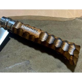 オピネル(OPINEL)のオピネル ナイフ Ｎｏ．8 無骨仕様 カスタムグリップ キャンプ アウトドア釣り(調理器具)