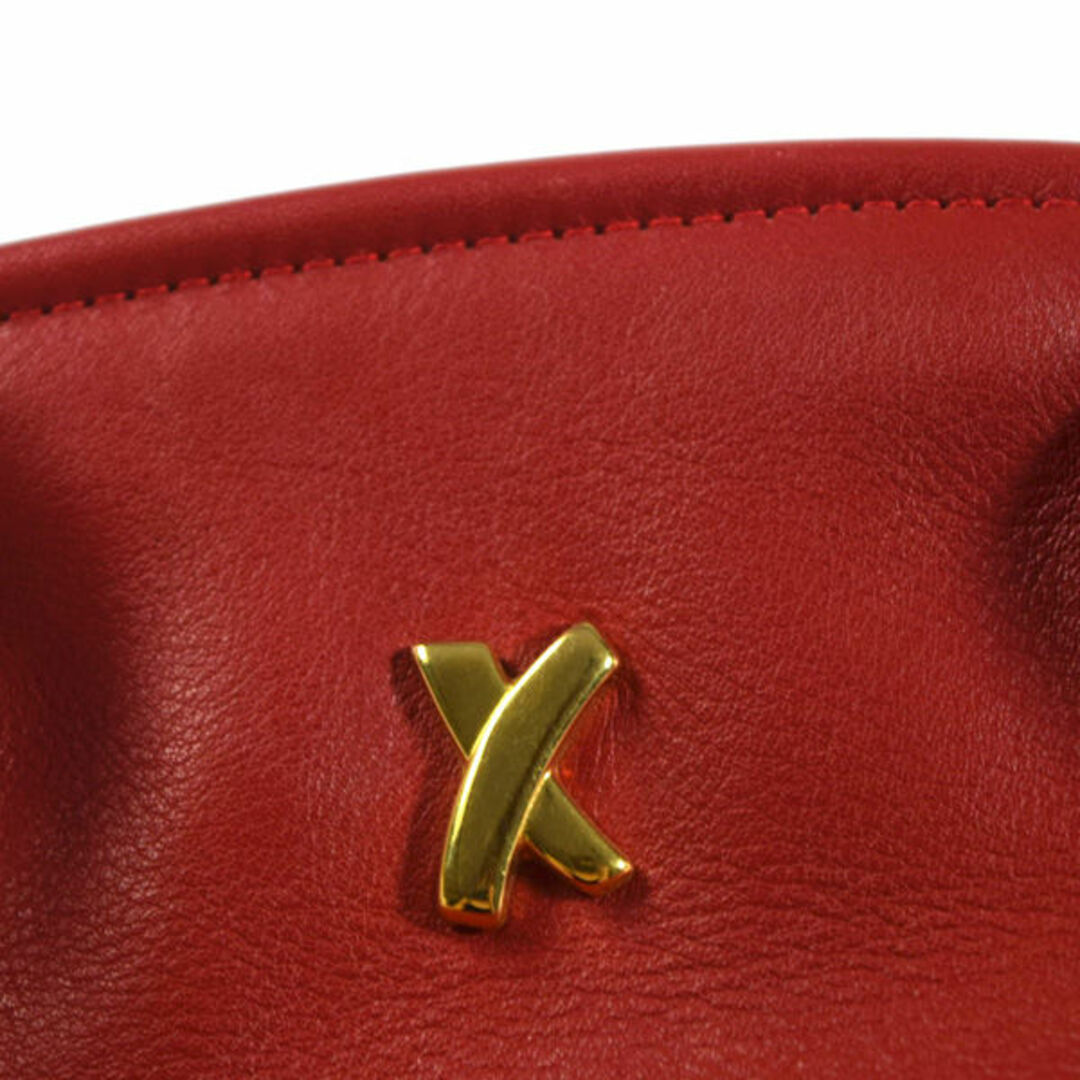 Paloma Picasso(パロマピカソ)のPaloma Picasso / パロマ ピカソ ■ ポーチ レザー レッド 小物入れ バッグ / バック / BAG / 鞄 / カバン ブランド 中古 [0990010908] レディースのファッション小物(ポーチ)の商品写真