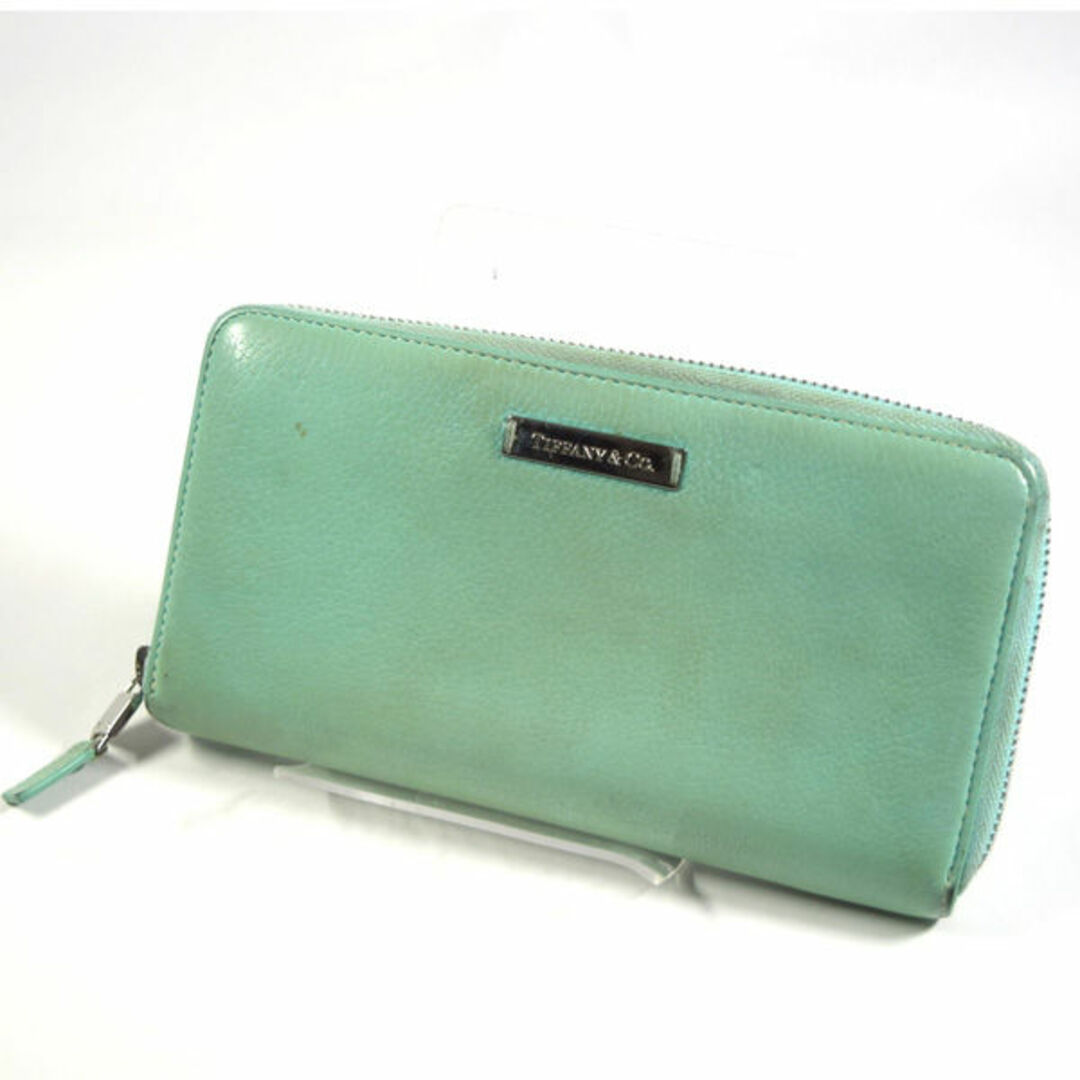 TIFFANY&Co. / ティファニー □ ラウンドファスナー長財布 レザー