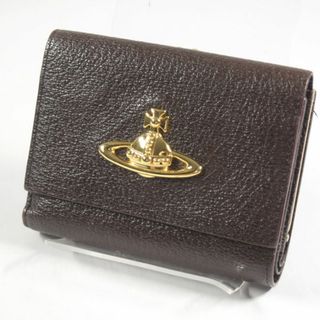 ヴィヴィアンウエストウッド(Vivienne Westwood)のVivienne Westwood / ヴィヴィアンウエストウッド ■ EXECUTIVE 口金三つ折りコンパクト財布 レザー 茶 財布 / サイフ / ウォレット / wallet / コイン VW1 中古 [0990011006](財布)