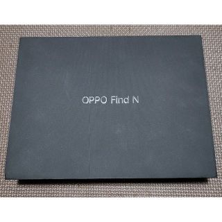 オッポ(OPPO)の２画面スマホ oppo find n 512GB ブルー 中古(スマートフォン本体)